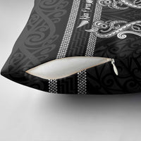 Kia Ora New Zealand Pillow Cover Maori Language Week Pango Taniko Motif - Polynesian Pride
