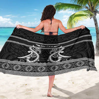 Kia Ora New Zealand Sarong Maori Language Week Pango Taniko Motif LT14 - Polynesian Pride