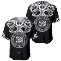 Kia Kaha Te Reo Maori New Zealand Baseball Jersey 50th Anniversary Ake Ake Ake - Polynesian Pride