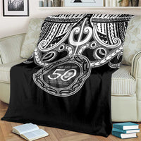 Kia Kaha Te Reo Maori New Zealand Blanket 50th Anniversary Ake Ake Ake - Polynesian Pride