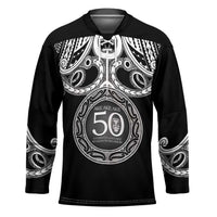 Kia Kaha Te Reo Maori New Zealand Hockey Jersey 50th Anniversary Ake Ake Ake - Polynesian Pride