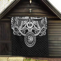 Kia Kaha Te Reo Maori New Zealand Quilt 50th Anniversary Ake Ake Ake - Polynesian Pride