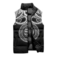 Kia Kaha Te Reo Maori New Zealand Sleeveless Puffer Jacket 50th Anniversary Ake Ake Ake - Polynesian Pride