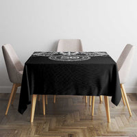Kia Kaha Te Reo Maori New Zealand Tablecloth 50th Anniversary Ake Ake Ake - Polynesian Pride