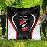 Custom New Zealand Silver Fern Softball Quilt Go Aotearoa LT14 - Polynesian Pride