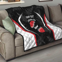 Custom New Zealand Silver Fern Softball Quilt Go Aotearoa LT14 - Polynesian Pride