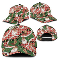 Cowboy Hawaii Mele Kalikimaka Classic Cap Paniolo Kukui Nut Pikake Lei Red Version - Polynesian Pride