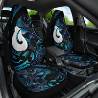 Hei Matau New Zealand Matariki Car Seat Cover NZ Fish Hook Maori Art LT14 One Size Purple - Polynesian Pride