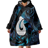 Hei Matau New Zealand Matariki Wearable Blanket Hoodie NZ Fish Hook Maori Art