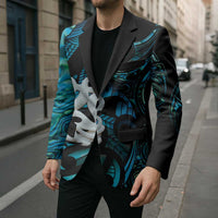 Manaia New Zealand Matariki Blazer NZ Paua Shell Maori Art