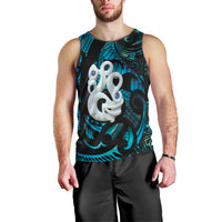 Manaia New Zealand Matariki Men Tank Top NZ Paua Shell Maori Art