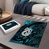Manaia New Zealand Matariki Puzzle NZ Paua Shell Maori Art