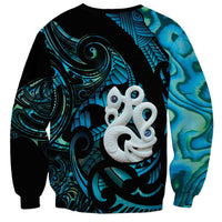 Manaia New Zealand Matariki Sweatshirt NZ Paua Shell Maori Art LT14 - Polynesian Pride