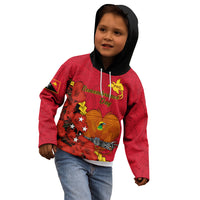 Personalised Remembrance Day PNG Kid Hoodie Papua New Guinea We Will Remember Them LT14 - Polynesian Pride