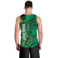 Personalised World Mental Health Awareness Month Men Tank Top Warriors Brave Strong Galaxy Vibes