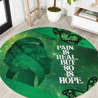 World Mental Health Awareness Month Round Carpet Warriors Brave Strong Galaxy Vibes