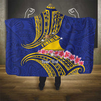 Personalised Tokelau Tokehega Day Hooded Blanket Tokelauan Tatau Flag Color - Polynesian Pride