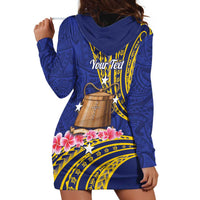 Personalised Tokelau Tokehega Day Hoodie Dress Tokelauan Tatau Flag Color - Polynesian Pride