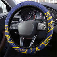Tokelau Tokehega Day Steering Wheel Cover Tokelauan Tatau Flag Color - Polynesian Pride