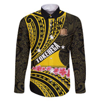 Personalised Tokelau Tokehega Day Family Matching Puletasi and Hawaiian Shirt Tokelauan Tatau Black Color - Polynesian Pride