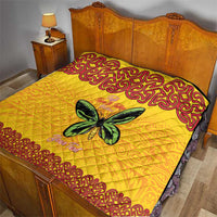 Personalised Tufi Tapa and Tattoo Festival Quilt PNG Oro Butterfly Tapa Pattern - Polynesian Pride