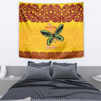Personalised Tufi Tapa and Tattoo Festival Tapestry PNG Oro Butterfly Tapa Pattern - Polynesian Pride