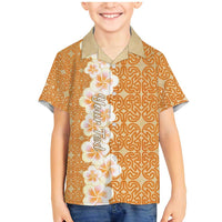 Personalised Tufi Tapa and Tattoo Festival Family Matching Mermaid Dress and Hawaiian Shirt Oro Tapa Cloth With Plumeria - Polynesian Pride