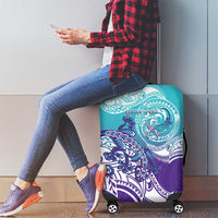 Personalised New Zealand Suicide Prevention Month Luggage Cover You Matter NZ Fern With Maori Koru Lizard