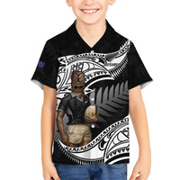 Custom New Zealand Silver Fern Rugby Hawaiian Shirt 2024 Aotearoa Maori Mascot Go All Black