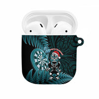 New Zealand Darts Christmas AirPods Case Maori Fern Merry Dartsmas - Polynesian Pride