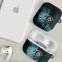 New Zealand Darts Christmas AirPods Case Maori Fern Merry Dartsmas - Polynesian Pride