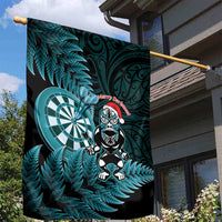 New Zealand Darts Christmas Garden Flag Maori Fern Merry Dartsmas - Polynesian Pride