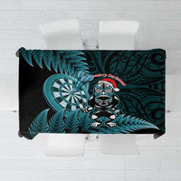 New Zealand Darts Christmas Tablecloth Maori Fern Merry Dartsmas - Polynesian Pride