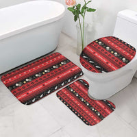 New Zealand Darts Christmas Bathroom Set Merry Xmas Aotearoa Maori Red LT14 - Polynesian Pride