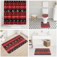 New Zealand Darts Christmas Bathroom Set Merry Xmas Aotearoa Maori Red LT14 - Polynesian Pride