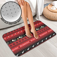New Zealand Darts Christmas Bathroom Set Merry Xmas Aotearoa Maori Red LT14 - Polynesian Pride