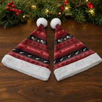 New Zealand Darts Christmas Santa Hat Merry Xmas Aotearoa Maori Red LT14 - Polynesian Pride