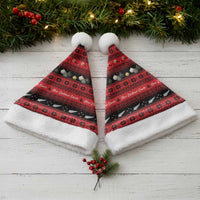 New Zealand Darts Christmas Santa Hat Merry Xmas Aotearoa Maori Red LT14 - Polynesian Pride