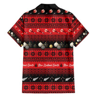 New Zealand Darts Christmas Family Matching Puletasi and Hawaiian Shirt Merry Xmas Aotearoa Maori Red - Polynesian Pride