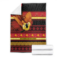 Papua New Guinea Christmas Blanket Bikpela hamamas blong dispela Krismas - Polynesian Pride