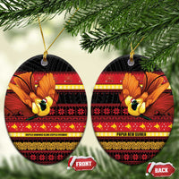 Papua New Guinea Christmas Ceramic Ornament Bikpela hamamas blong dispela Krismas - Polynesian Pride