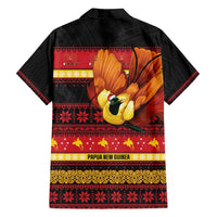 Papua New Guinea Christmas Family Matching Off Shoulder Maxi Dress and Hawaiian Shirt Bikpela hamamas blong dispela Krismas - Polynesian Pride