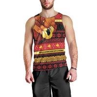 Papua New Guinea Christmas Men Tank Top Bikpela hamamas blong dispela Krismas - Polynesian Pride
