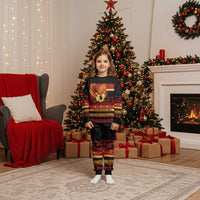 Papua New Guinea Christmas Pajama Set Bikpela hamamas blong dispela Krismas - Polynesian Pride