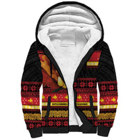 Papua New Guinea Christmas Sherpa Hoodie Bikpela hamamas blong dispela Krismas - Polynesian Pride