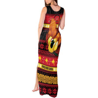 Papua New Guinea Christmas Tank Maxi Dress Bikpela hamamas blong dispela Krismas - Polynesian Pride
