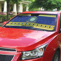 Niue Christmas Auto Sun Shade Monuina e Kilisimasi Hiapo Motifs LT14 - Polynesian Pride