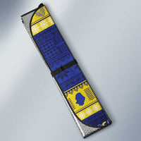 Niue Christmas Auto Sun Shade Monuina e Kilisimasi Hiapo Motifs LT14 - Polynesian Pride