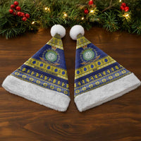 Niue Christmas Santa Hat Monuina e Kilisimasi Hiapo Motifs LT14 - Polynesian Pride