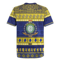 Niue Christmas Rugby Jersey Monuina e Kilisimasi Hiapo Motifs - Polynesian Pride
